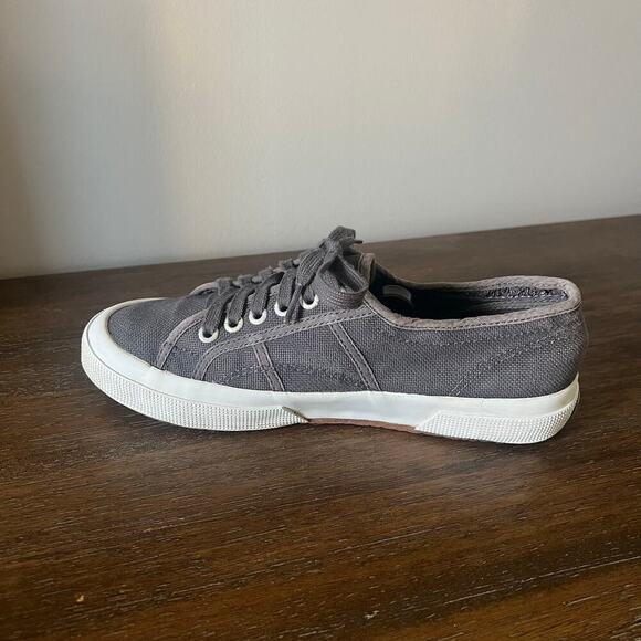 Superga Woman’s Faded Gray Classic Canvas Sneakers- Size 9 - Picture 5 of 10